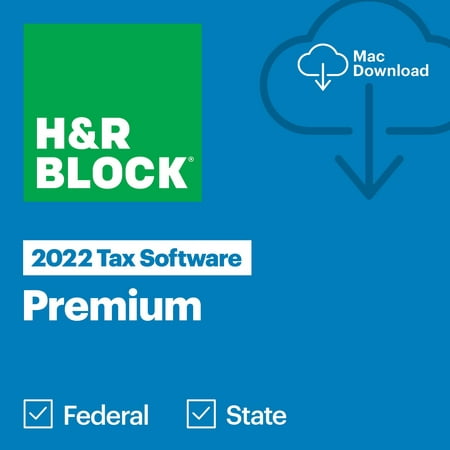 H&R Block 2022 Premium Tax Software Mac Download