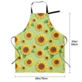 thumbnail image 5 of Bingfone Sunflower Leaves Apron Gifts For Men, Women Professional Grade Chef Apron for Kitchen,BBQ & Grill, 5 of 8