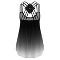 thumbnail image 1 of Camisetas sin mangas para mujer, camisetas con dobladillo trasero a la moda de verano, blusa informal sin mangas con cuello en U, camisetas estampadas Pompotops lopia992519, 1 of 3