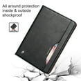 thumbnail image 4 of Dteck Case for Samsung Galaxy Tab A7 10.4" SM-T500 T505 (2020 Released) 10.4-inch,Luxury PU Leather Card Holder Folio Flip Case Kickstand Shockproof Protective Cover,Black, 4 of 6