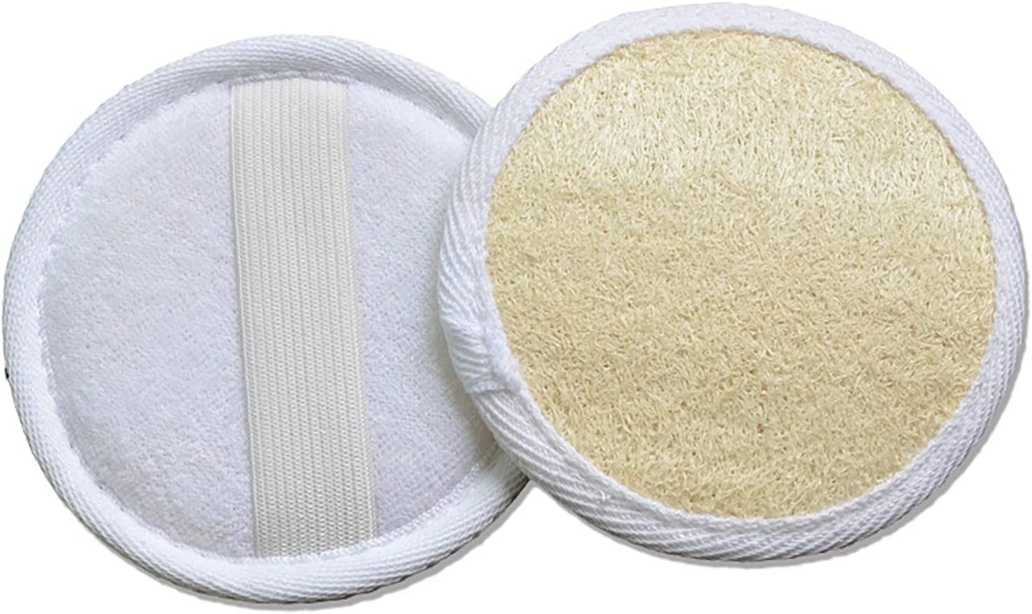 Exfoliating Facial Loofah Natural Loofah Pads Handheld Luffa Pouf