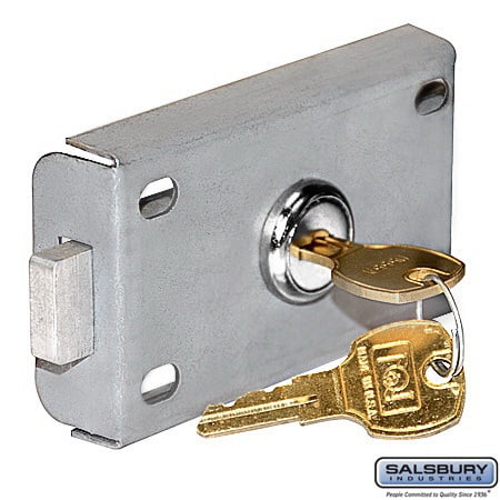 Salsbury Industries 3775 Master Commercial Lock 4C Mailbox 2 Keys Metallic