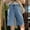 Blue, variant on uublik Denim Shorts Women Plus Size High Waisted Trendy Long Stretchy Denim Shorts Knee Length Casual Summer Jorts Black