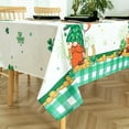 thumbnail image 4 of St. Patrick''s Day Tablecloth, Holiday Irish Clover Rectangle Table Cloth, Washable Shamrock Decorative Table Cover for Party Kitchen Dining Room, Green 60 x 84 Inch, 4 of 5