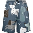 thumbnail image 2 of GZHJMY Dog Pajama Pants Short for Men, Lounge Pants Lightweight Men Pajama Bottoms with Drawstring Pockets, Christmas New Year Birthday Gifts, X-Large, 2 of 7