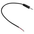 thumbnail image 2 of 10 Uds enchufe macho de repuesto a cable desnudo extremo abierto 2 polos Mono 1/8 pulgadas 3,5mm conector Jack Aud, 2 of 5