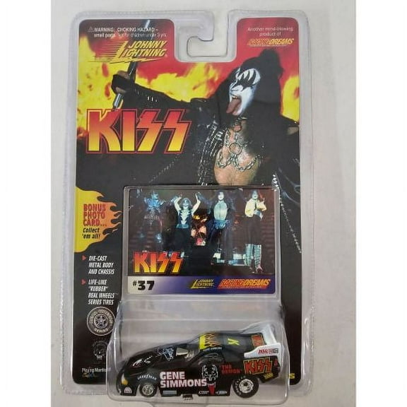 Johnny Lightning KISS Gene Simmons 1:64 Diecast Car w/ENCORE! ENCORE! Photo Card #37