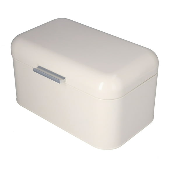 Retro Tin Bread Box,Milky White Bread Box Milky White Bread Box Large Bread Box High-Intensity Output