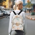 thumbnail image 7 of FORMRS Mini Backpack Purse for Women Travel Daypack Casual Shoulder Bag, Gray Seashell, 7 of 7