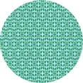 thumbnail image 1 of Ahgly Company Indoor Round Patterned Aquamarine Green Area Rugs, 8' Round, 1 of 6