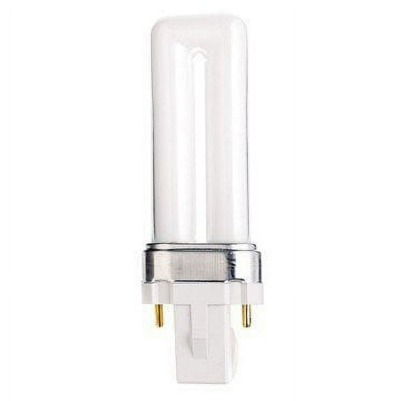 Pack of 10 Satco S8309, 5000K 9-Watt G23 Base T4 Twin 2-Pin Tube for Magnetic Ballasts, Compact Fluorescent Bulb