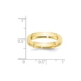 thumbnail image 3 of 10k Yellow Gold 4mm Comfort Fit Plain Classic Wedding Band Ring Size 9, 3 of 4