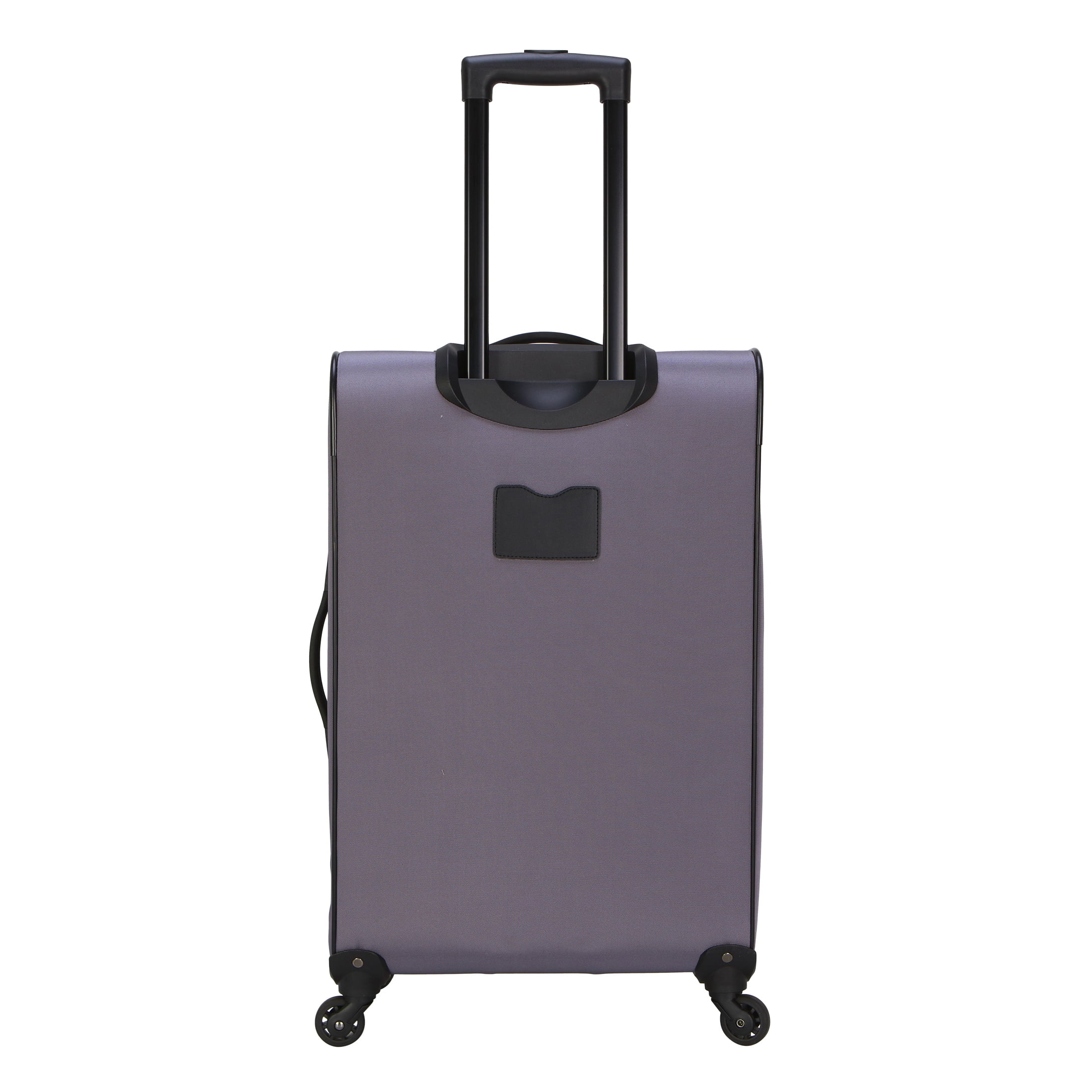 Protege 7 Piece Softside Polyester Luggage Set With 360 Spinner Wheels and Divider Pockets, Includes 28-inch and 24-inch Checked Bags, 20-inch Carry-on Bag, 2 Medium and 2 Large Packing Cubes, Gray