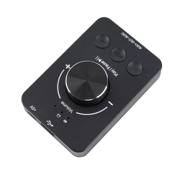 USB Computer Volume Controller BT5.1 Audio Transmitter U Disk Playback External Sound Card Headphone Adapter 3.5mm Dual Headphone Jack Plug And Play