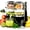 Black, variant on Dual-Head Automatic Citrus Juicer, Cutting Juicer, Quick Juicing, One-Touch Operation, Portable & Easy Clean, for Gym, Home & Outdoor Use (Black)