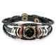 thumbnail image 2 of Pulseras para mujer, regalos para mujer, pulsera de 12 constelaciones, pulsera de cuerda de cuero, pulsera de cuerda tejida a mano para hombre y mujer, pulsera de cadena punk., 2 of 2