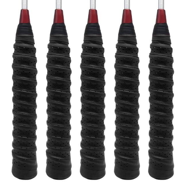 5pcs Racket Grip Tape Super Absorbent Badminton EVA Overgrip -slip Tennis Grip Absorb Sweat Racket Sticky Hand Grip