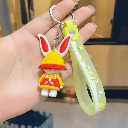 

SEAFEI Bunny Bag Pendant Decorate Colorful Cute Phone Car Pendant Bunny Bag Pendant