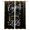 Black, variant on Graduation Kitchen Curtains Abstract Polka Dot Black Graduation Cap Cafe Short Curtains for Bathroom Blackout Window Curtain Small Window Treatment Tier Drapes for Bedroom Living Room 27.5"x39"x2