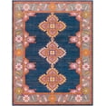 thumbnail image 3 of Mark&Day Area Rugs, 8x10 Isla Traditional Navy/Gray Area Rug, Orange Grey Burgandy Carpet for Living Room, Bedroom or Kitchen (7'10" x 10'3"), 3 of 10