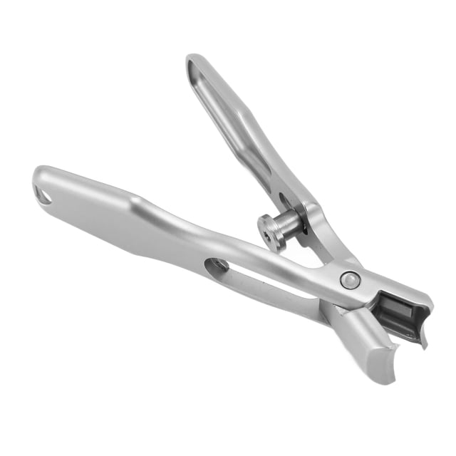 Nail Clipper, Easy To Clean Metal Fingernail Toenail Clipper Comfortable Handle for Thick Nails