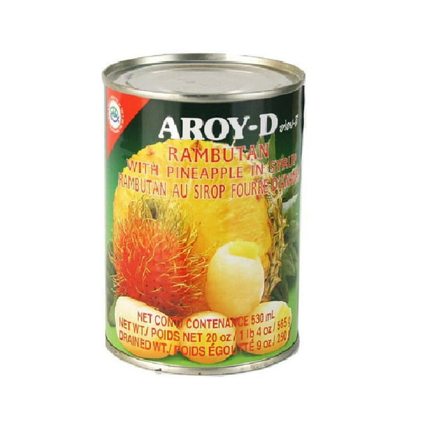 Ramboutan au sirop fourré d'ananas d'Aroy-D