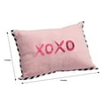 thumbnail image 3 of Decorative Pillow, Love Aztec Black Fuchsia, 3 of 3
