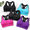 5 Pcs (Black,blue,grey,purple,rose Red)-Medium, variant on Women's Seamless Racersports Bra High Impact Support Yoga Gym Workout Fitness