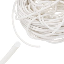 Uxcell 49Ft Backer Rod, 0.08 Inch Thick Silicone Rubber Foam Caulk Saver, Weather Strip Seal for Sealing Concrete Gaps, Expansion Joints, Crack Filling, Doors, Windows, White