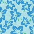 thumbnail image 1 of Ahgly Company Machine Washable Indoor Square Transitional Tron Blue Area Rugs, 4' Square, 1 of 7