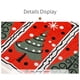thumbnail image 3 of Tapete navideño de tela térmica con diseño de árbol - Decoración festiva para mesa 44x34 cm, 3 of 7