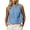 Sky Blue#women's cotton linen tank, variant on aohooy Cotton Linen Tank Tops for Women Summer Casual Sleeveless Cropped Shirt Blouses Boat Neck Beach Boho Vacation Vest 2026 Khaki,XL