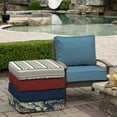 thumbnail image 5 of ARDEN ProFoam Performance Outdoor Deep Seating Cushion Set 24 x 24, French Blue Texture, 5 of 6
