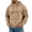Khaki, variant on Domzest Mens Waffle Hoodies Long Sleeve Drawstring Hooded Sweatshirt 2026 Fall Casual Textured Streetwear Pullover Navy M