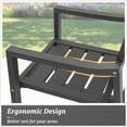 thumbnail image 6 of Dycanpo Outdoor Dining Chairs Set of 2,Weather Resistant Patio Chairs with Armrest for Indoors,Gray, 6 of 8