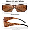 thumbnail image 4 of Gafas de sol Fit Over URUMQI polarizadas con protección 100% UV400, 4 of 8