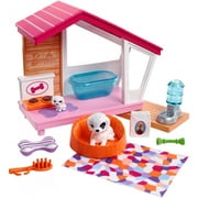 Barbie Estate Indoor Furniture Dog House & Accessories Set
