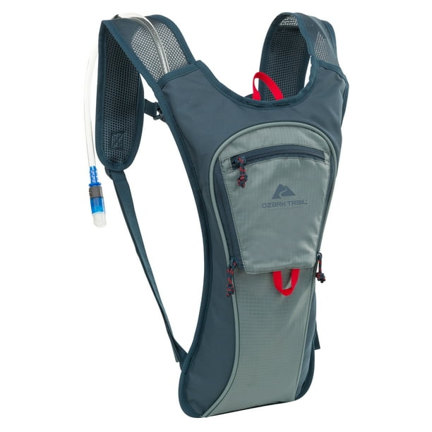 Ozark Trail 2 Ltr Pearson Creek Hydration Pack, Gray, Unisex Walmart