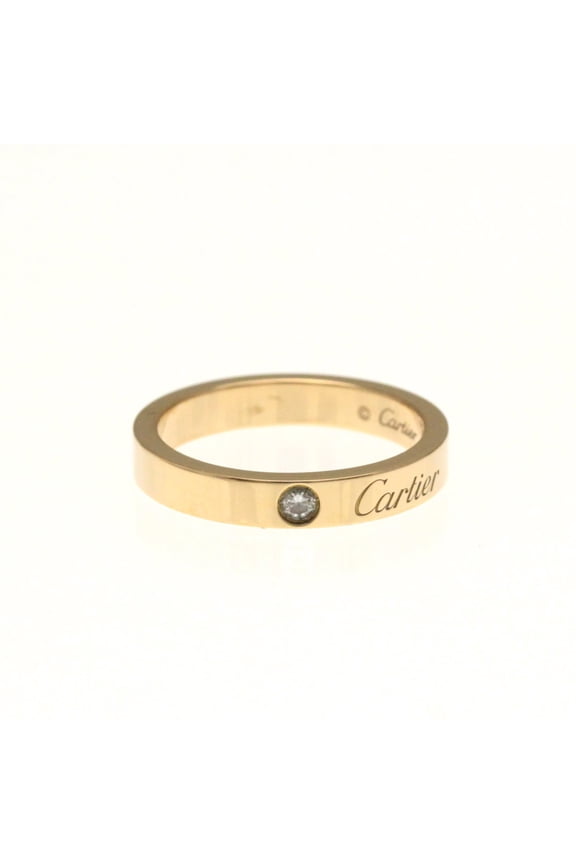 Pre-Owned Cartier C De Cartier Wedding Ring Pink Gold (18K) Fashion Diamond Band Ring... (Good)