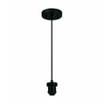 thumbnail image 1 of Westinghouse Lighting 1-Light Flat Mini Pendant Kit -Matte Black, 1 of 1