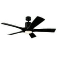 thumbnail image 4 of Aviator 54" Matte Black Smart Ceiling Fan with Remote Control, 4 of 11
