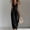 Black, variant on Msgweeeg Womens Denim Overalls Sleeveless Stretchy Overalls for Women Solid Color Regular Fit High Waist Summer Romper for Women