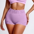 thumbnail image 2 of High Waisted Shapewear For Panties Mid Thigh Shorts Seamless Firm Compression Pink M, 2 of 5