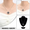 thumbnail image 4 of Cremation Jewelry Heart Urn Necklaces for Ashes for Women Flower Memorial Mini Keepsake Ashes Hollow Pendant Ashes Holder, 4 of 6