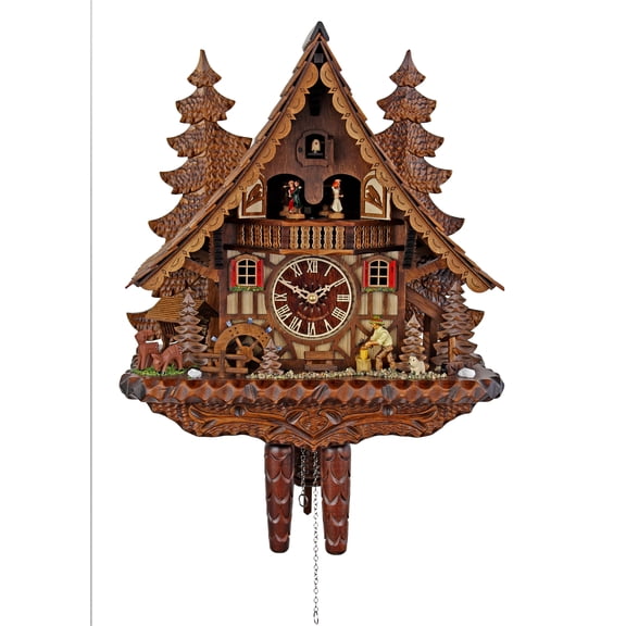 Engstler Quartz Cuckoo Clock - The Busy Wood Chopper