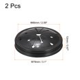 thumbnail image 2 of Unique Bargains Garbage Disposal Splash Guard Sink Baffle, Food Waste Disposer Accessories, 3 1/8 Inch 2pack, 2 of 5