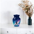 thumbnail image 5 of Fire Fighter Little Urn For Ash For Women, Adult Urn For Human Ashes Women, Small Urns For Human Ashes Keepsake Dad, Blue Mini Cremation Urns For Male And Female, 3 Inch, 5 of 7