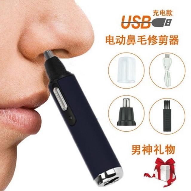 Recortador de vello nasal eléctrico Recortador de vello nasal Recortador de cejas Recortador de vello nasal Tijeras para vello nasal