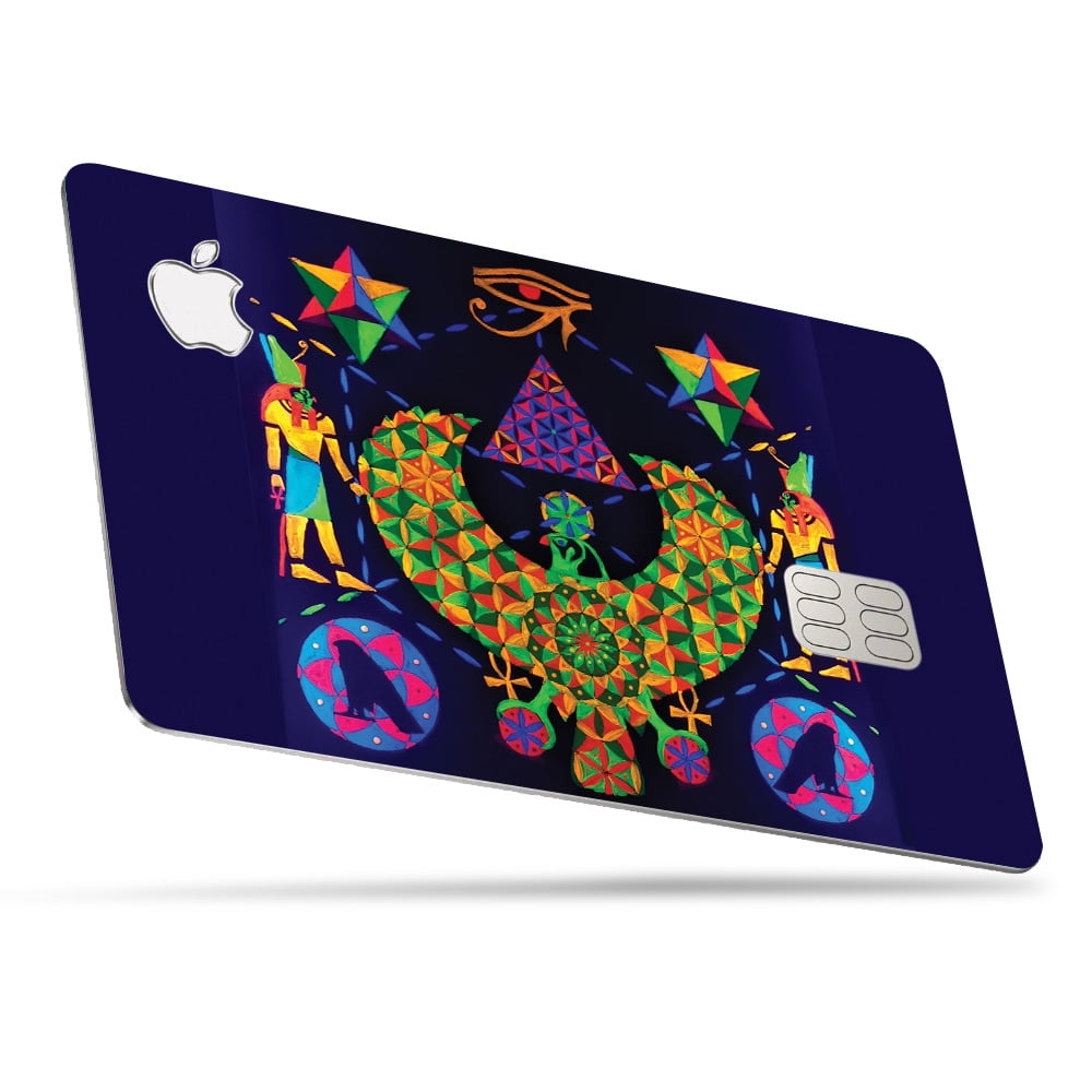 geometric skin for apple card protective durable and