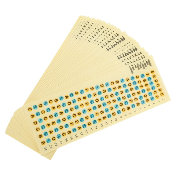 20pcs Professional Guitar Fretboard Stickers Guitar Note Decals for Beginner Learner